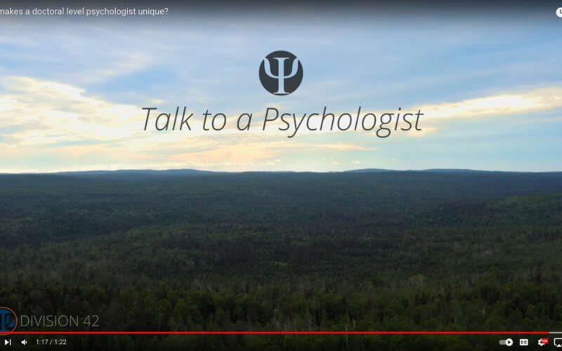 What makes a doctoral level psychologist unique? A video by APA